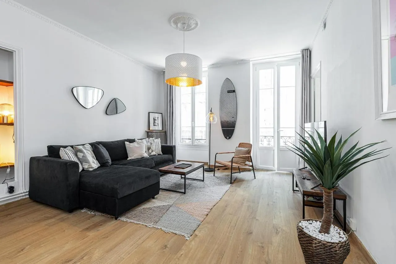 Lägenhet Confort Downtown 2 Bdr Nice Frankrike